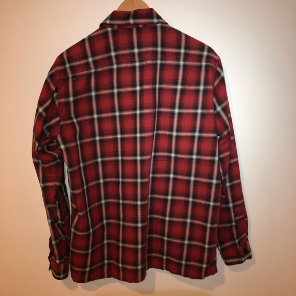 NEIGHBORHOOD woven plaid button up size L - Picture 5 of 8